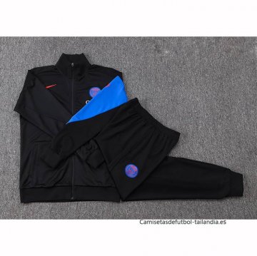 Chandal de Chaqueta del Paris Saint-Germain Nino 2025-2026 Negro Azul